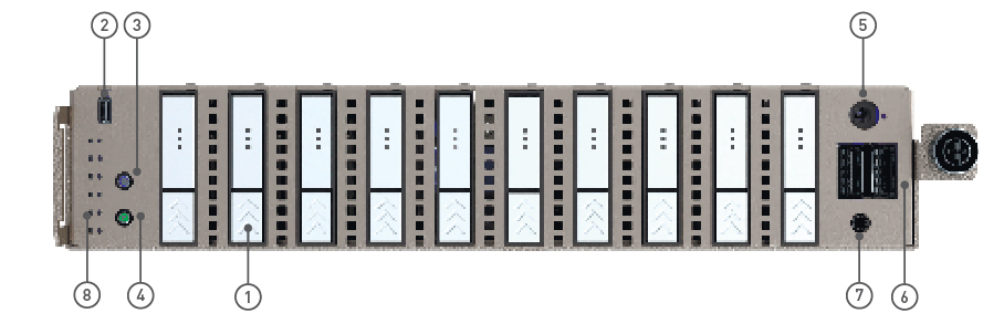 Модуль дисковый СХД-МД1-ПМ 1U